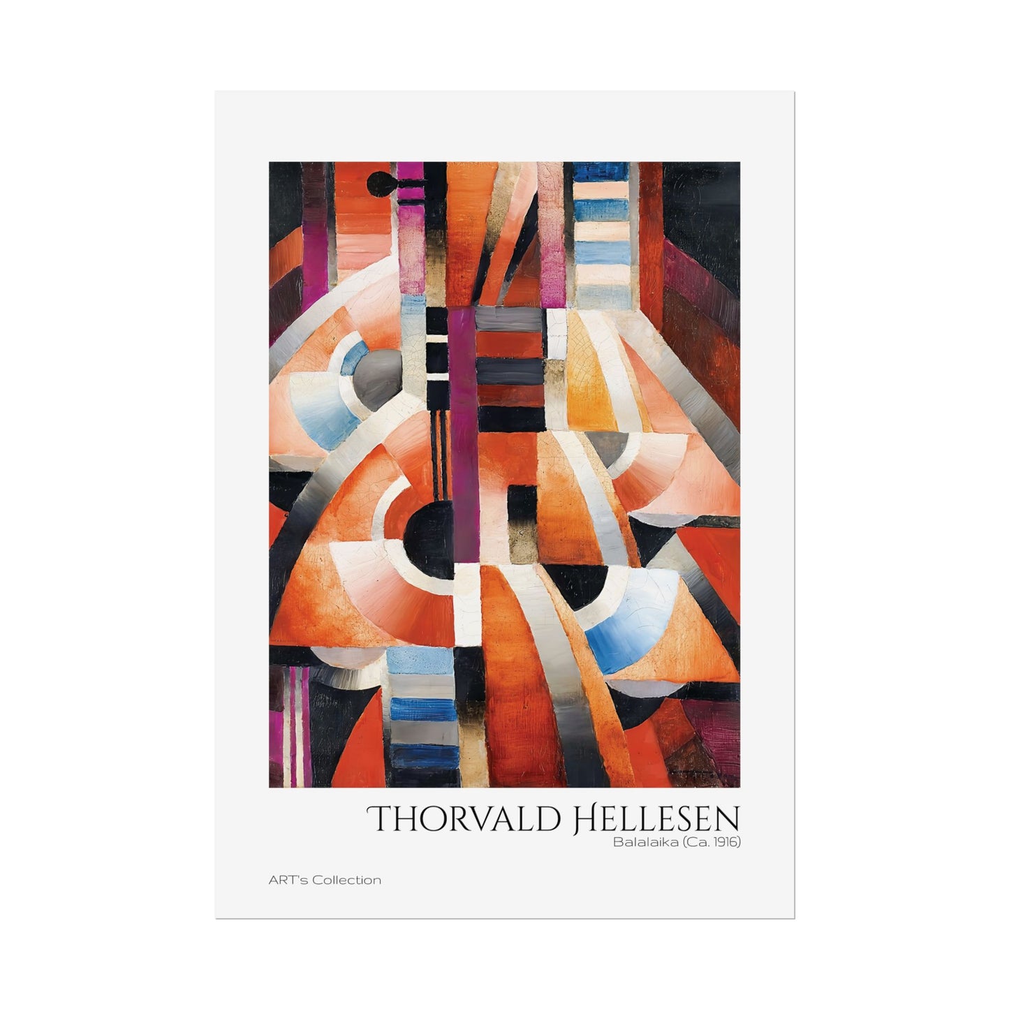 Balalaika (Ca. 1916) by Thorvald Hellesen / Affiche imprimée - Série ART's Collection