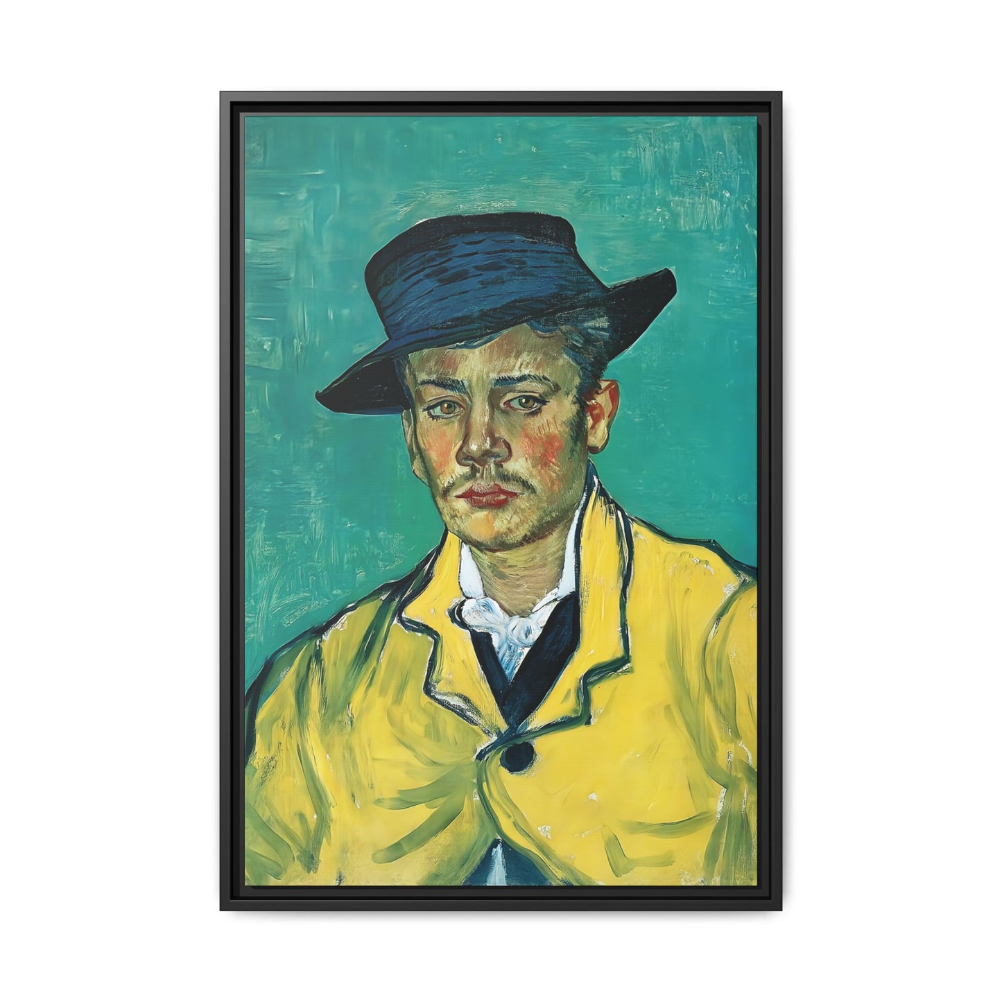 Portrait of Armand Roulin (1888) by Vincent van Gogh / Toile encadrée sur caisse américaine