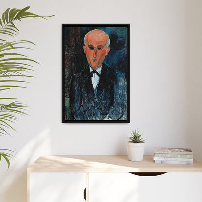Max Jacob by Amedeo Modigliani / Toile encadrée sur caisse américaine