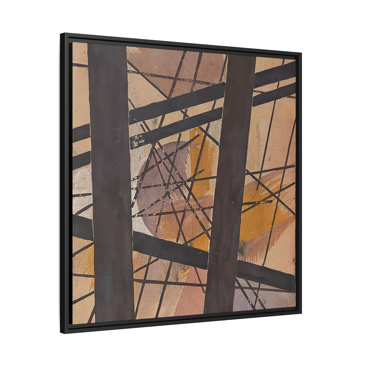 Raum-Kraft Komposition (1921-22) by Lyubov Popova / Toile encadrée sur caisse américaine