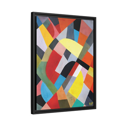 Composition Abstraite (1936-38) by Otto Freundlich   / Toile encadrée sur caisse américaine