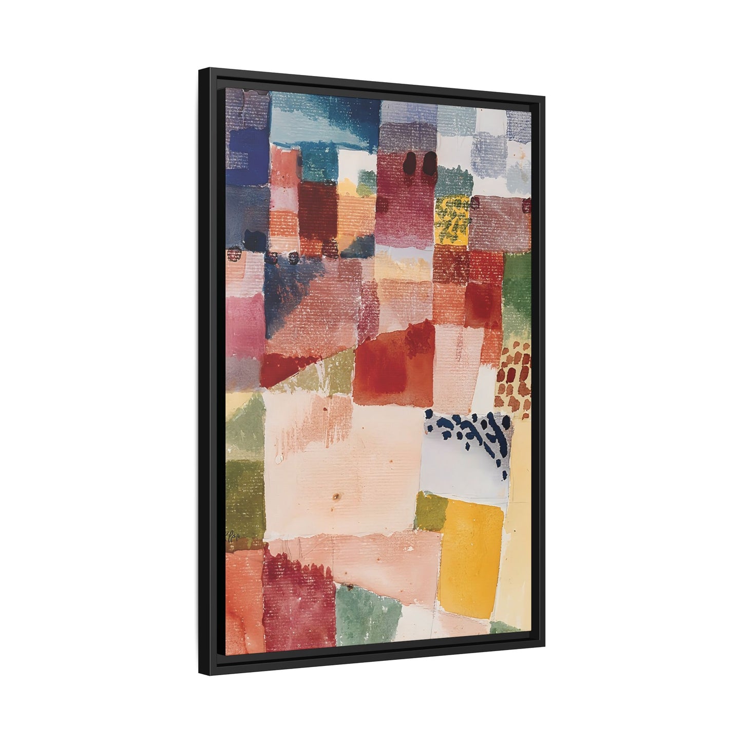Motif from Hammamet (1914) by Paul Klee / Toile encadrée sur caisse américaine
