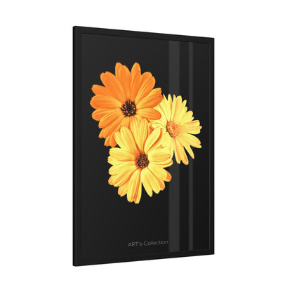 Collection Signature "FLORAL Numéro 8" sur Affiche Encadrée série ART's Collection