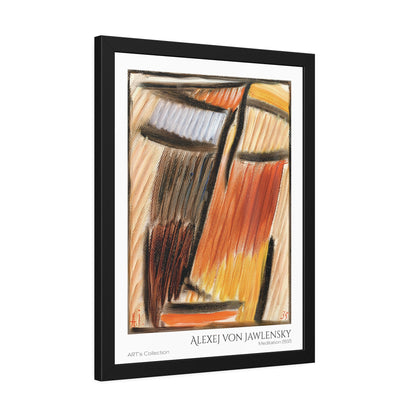 Meditation (1937) by Alexej von Jawlensky  / Affiche Encadrée série ART's Collection