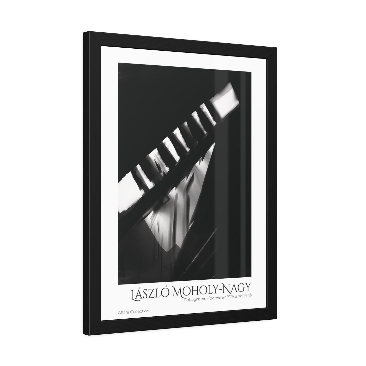 Fotogramm (between 1925 and 1928) by László Moholy-Nagy  / Affiche Encadrée série ART's Collection