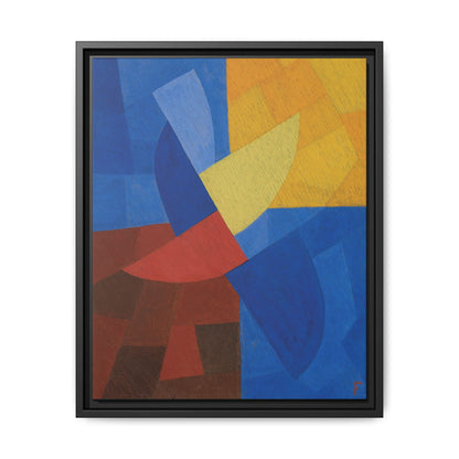 Composition (around 1932) by Otto Freundlich   / Toile encadrée sur caisse américaine