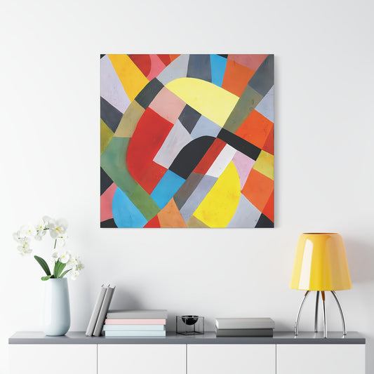 Composition Abstraite (1936-38)  by Otto Freundlich  / Reproduction Fine Art sur Toile /  Epaisseur 3.2 cm - 1.25 inch
