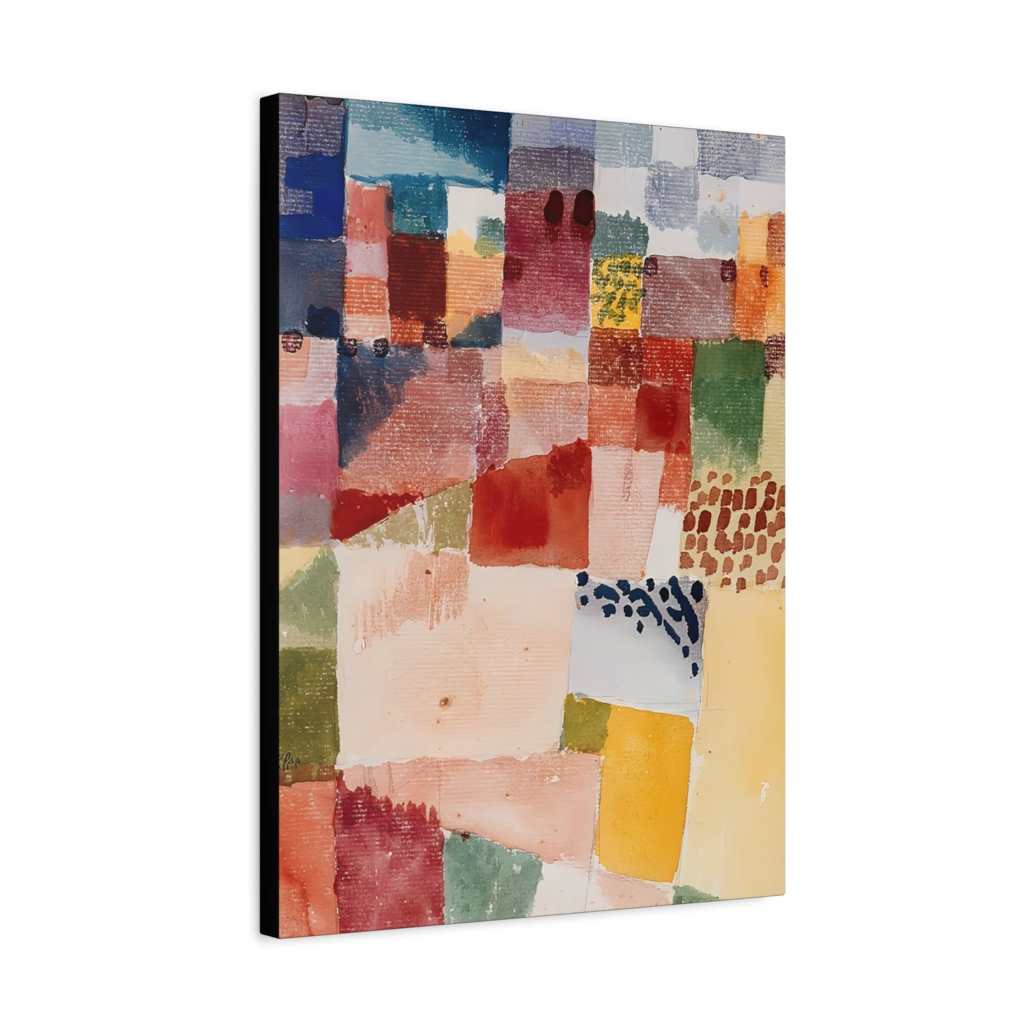 Motif from Hammamet (1914) by Paul Klee  / Reproduction Fine Art sur Toile / Epaisseur 3,2cm - 1'25 po