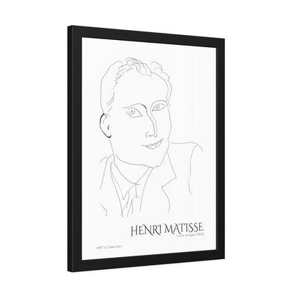 Louis Aragon (1943) by Henri Matisse / Affiche Encadrée série ART's Collection