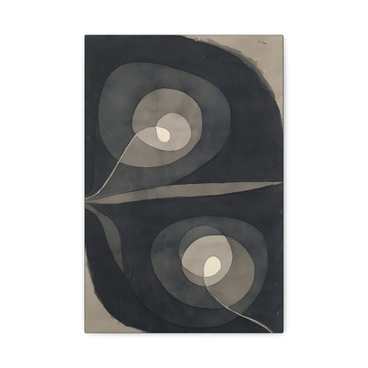 Spiral Screw Flowers I (1932)  by Paul Klee  / Reproduction Fine Art sur Toile / Epaisseur 3.2 cm - 1.25 inch