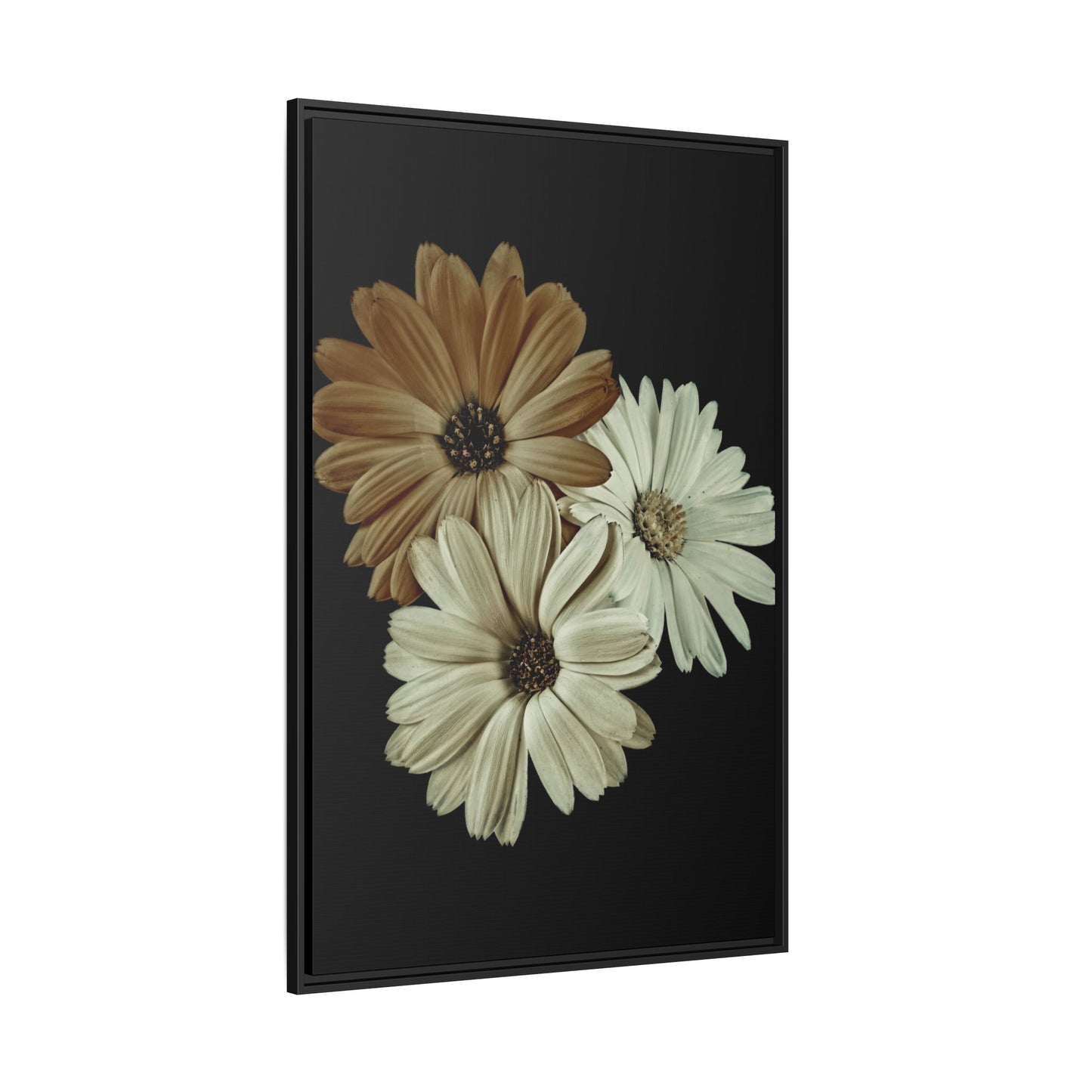 Collection Signature "FLORAL Numéro 3" sur Toile encadrée avec caisse américaine