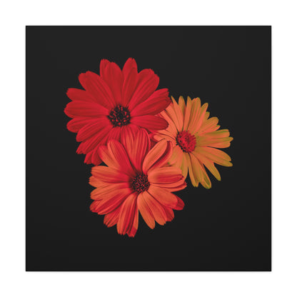 Collection Signature "FLORAL Numéro 1" sur Toile Fine Art sur Toile / Epaisseur 3,2cm - 1'25 po