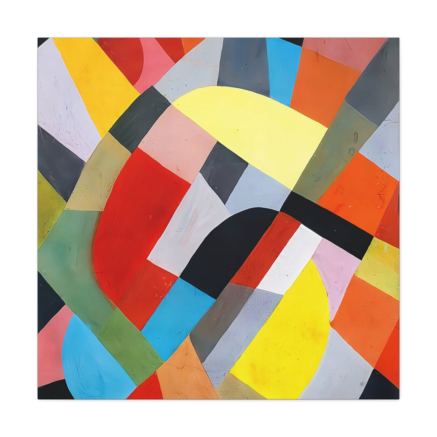 Composition Abstraite (1936-38)  by Otto Freundlich  / Reproduction Fine Art sur Toile /  Epaisseur 3.2 cm - 1.25 inch