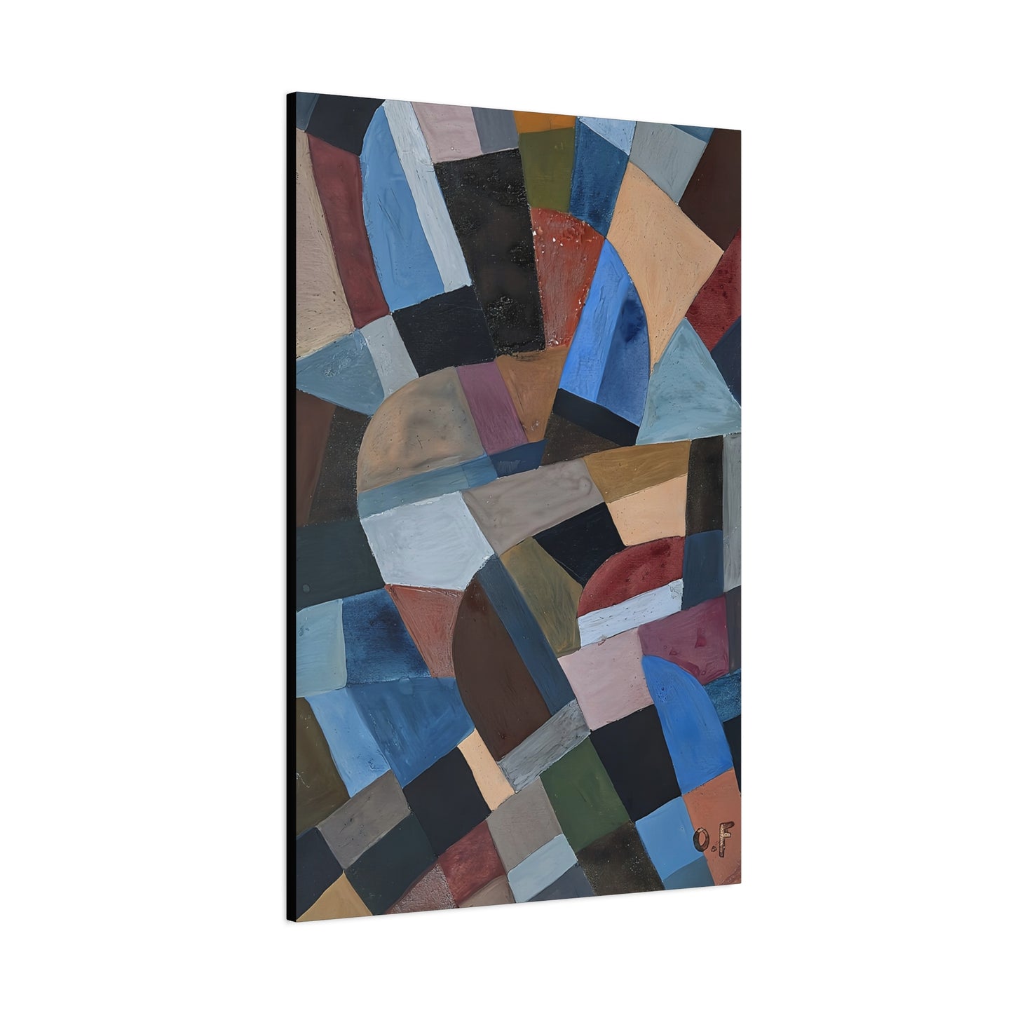 Composition by Otto Freundlich  / Reproduction Fine Art sur Toile / Epaisseur 3.2 cm - 1.25 inch