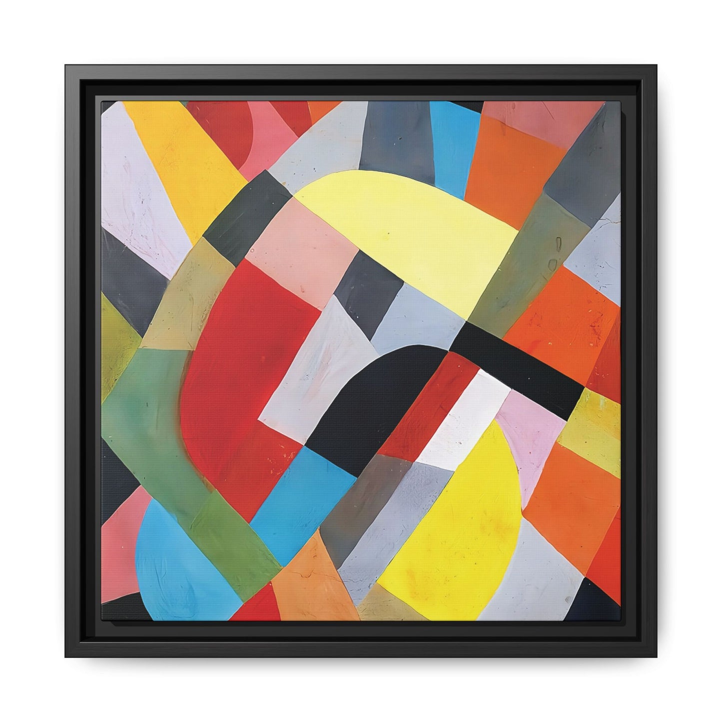 Composition Abstraite (1936-38) by Otto Freundlich   / Toile encadrée sur caisse américaine