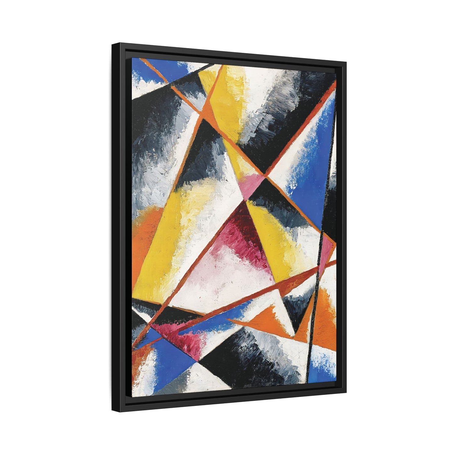 Untitled Compositions (circa 1916)  by Lyubov Popova / Toile encadrée sur caisse américaine