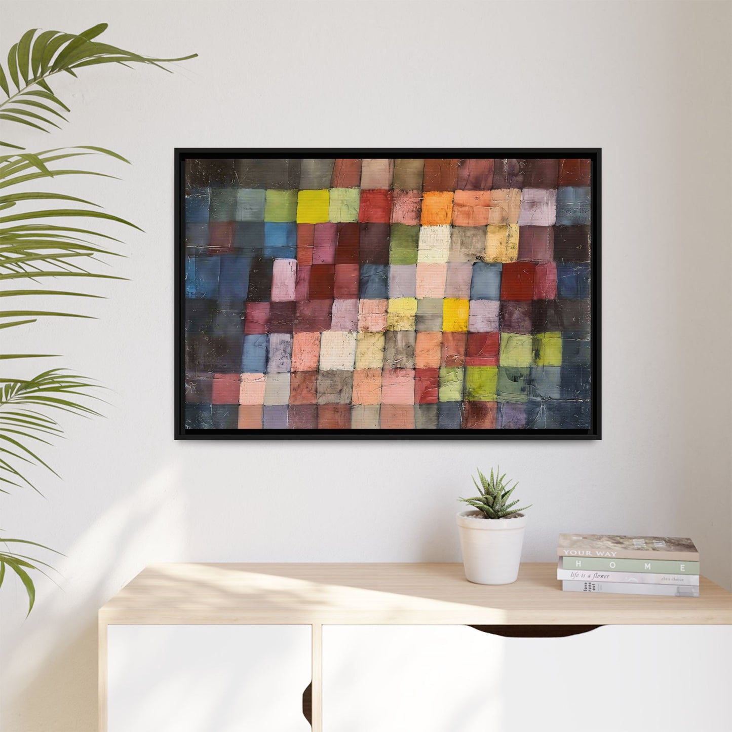 Ancient Sound (1925) by Paul Klee  / Toile encadrée sur caisse américaine