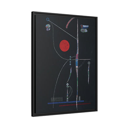 L' accent Rouge (1938) by Wassily Kandinsky / Toile encadrée sur caisse américaine