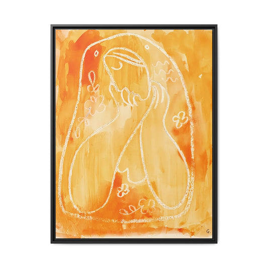 Thoughtful (1937-1938) by Mikulás Galanda / Toile encadrée sur caisse américaine