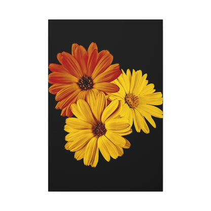 Collection Signature "FLORAL Numéro 4" sur Toile Fine Art sur Toile / Epaisseur 3,2cm - 1'25 po