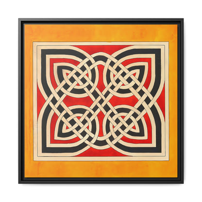 Celtic Ornament (ca 1900) by Elizabeth A. Nedwill / Toile encadrée sur caisse américaine