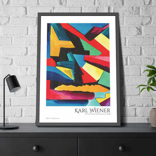 Ohne Titel II (around 1928) by Karl Wiener / Affiche Encadrée série ART's Collection
