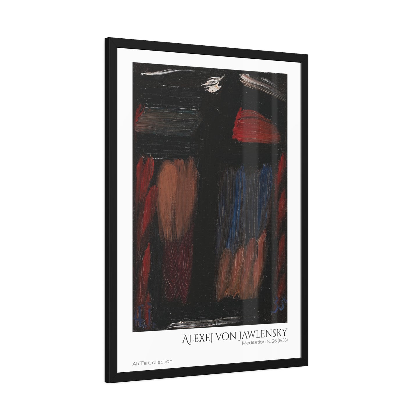 Meditation N. 26 (1935) by Alexej von Jawlensky  / Affiche Encadrée série ART's Collection