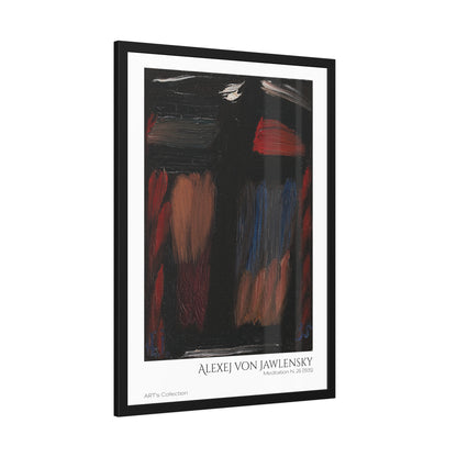 Meditation N. 26 (1935) by Alexej von Jawlensky  / Affiche Encadrée série ART's Collection