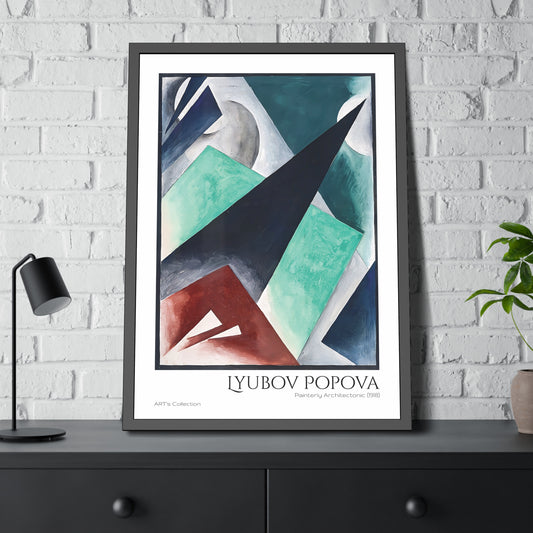 Painterly Architectonic (1918)  by Lyubov Popova  / Affiche Encadrée série ART's Collection