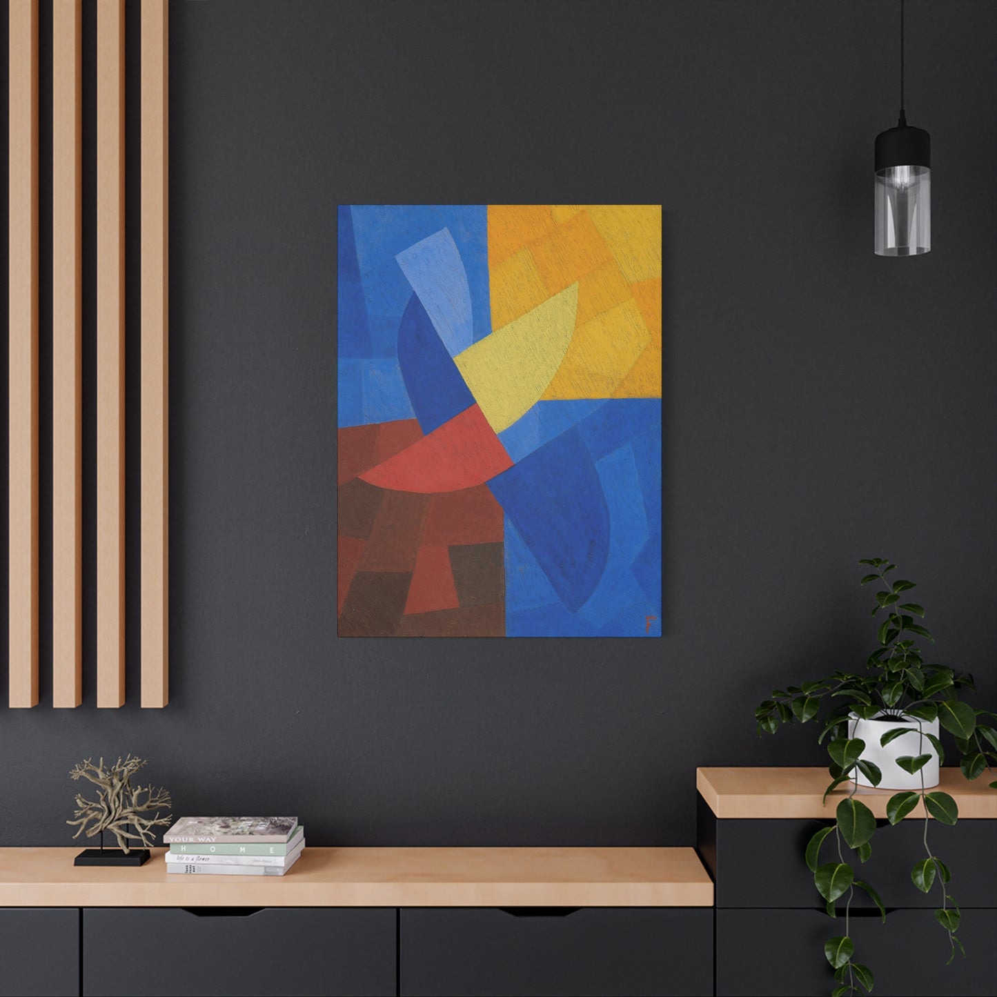 Composition (around 1932) by Otto Freundlich  / Reproduction Fine Art sur Toile /  Epaisseur 3.2 cm - 1.25 inch