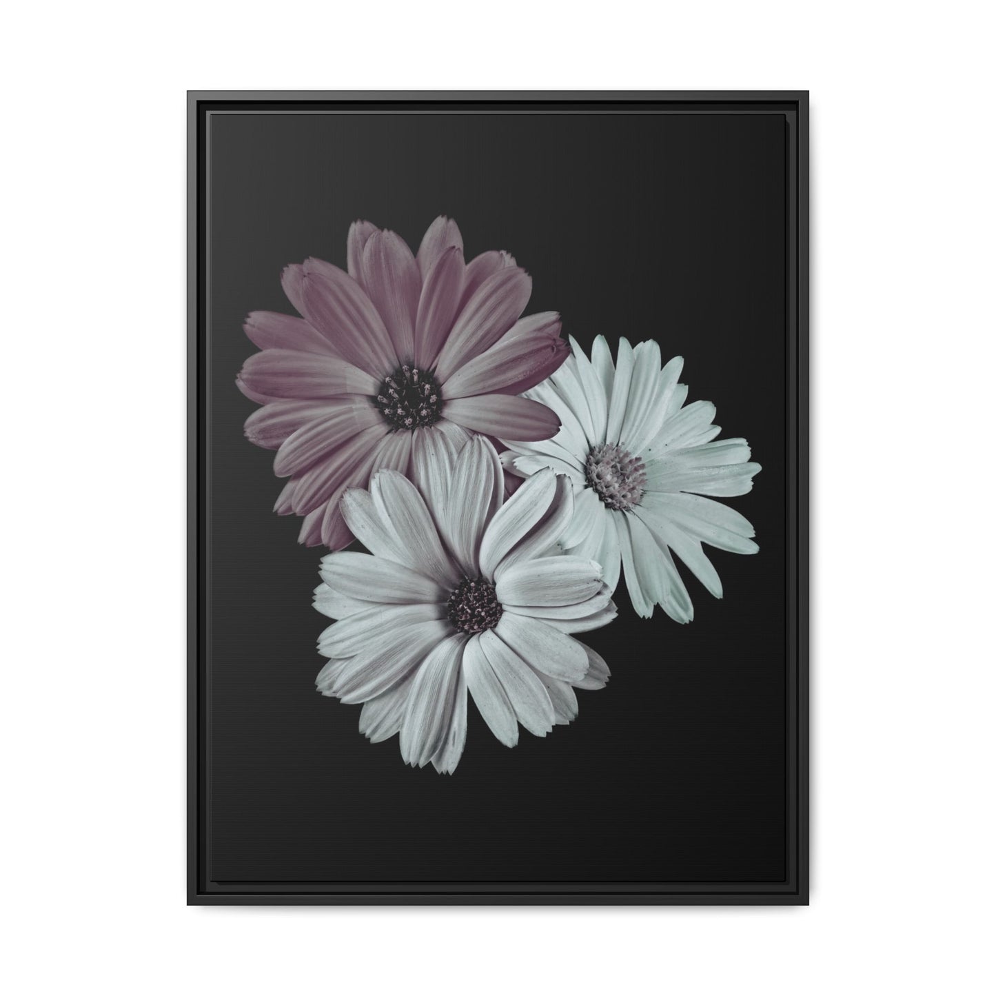 Collection Signature "FLORAL Numéro 5" sur Toile encadrée avec caisse américaine