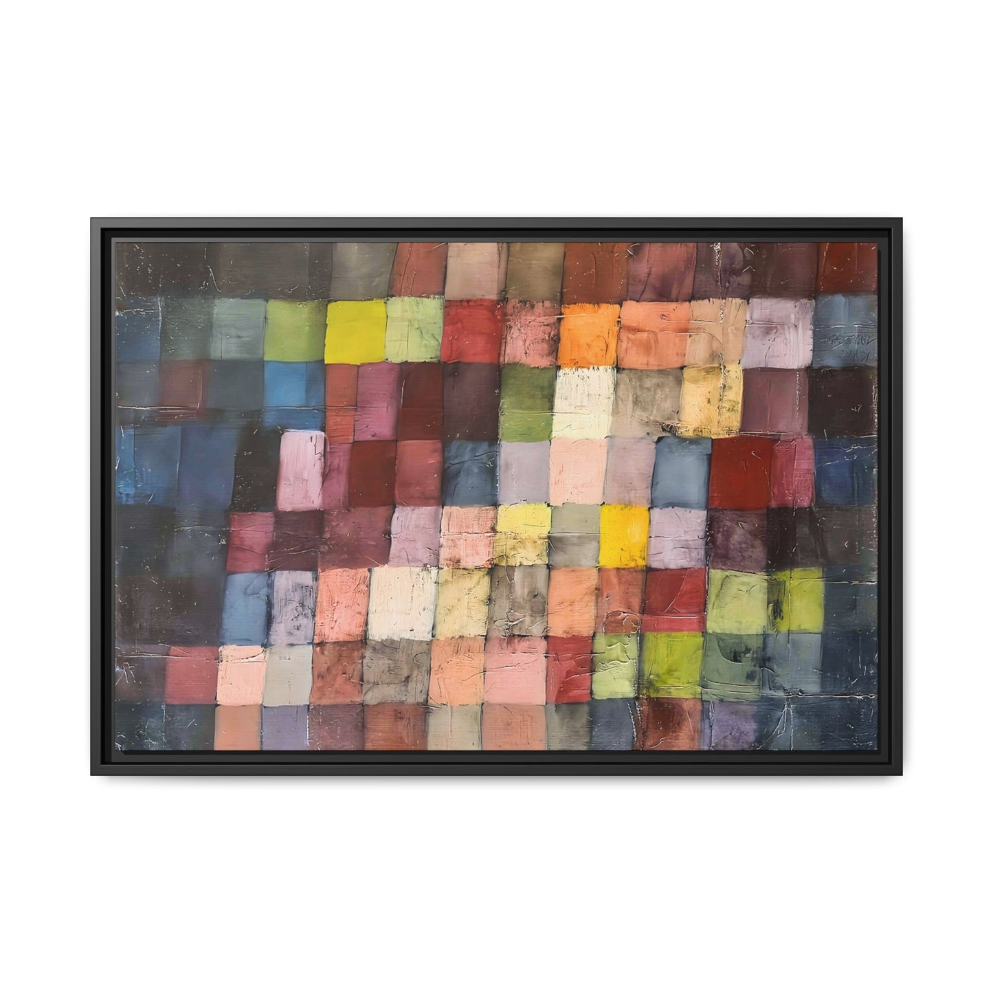 Ancient Sound (1925) by Paul Klee  / Toile encadrée sur caisse américaine