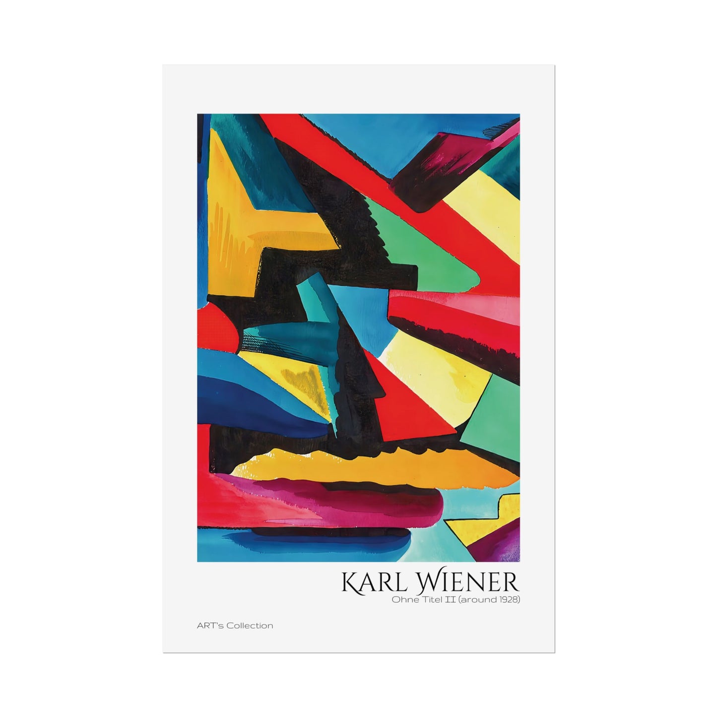 Ohne Titel II (around 1928) by Karl Wiener / Affiche imprimée - Série ART's Collection
