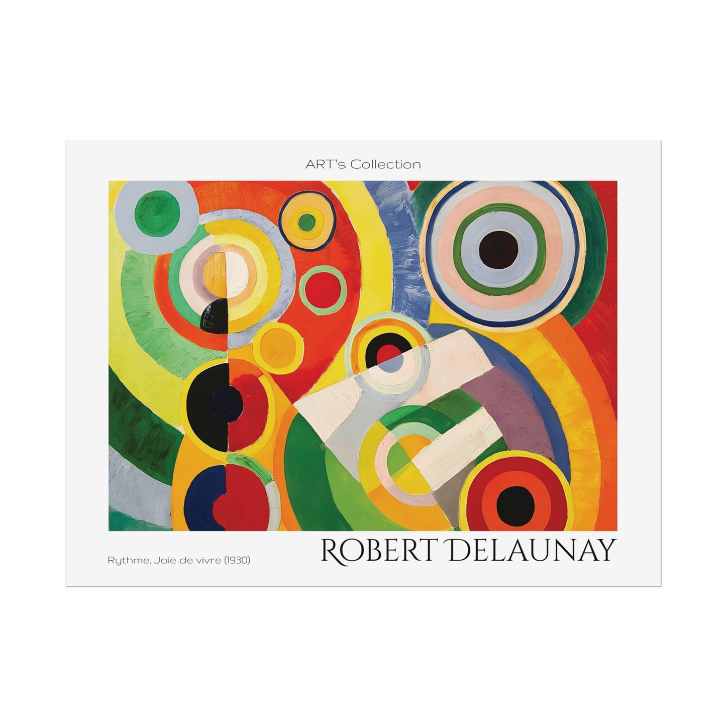 Rythme, Joie de vivre (1930) by Robert Delaunay / Affiche imprimée - Série ART's Collection