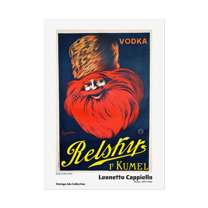 Relsky'S Vodka (1925) by Leonetto Cappiello / Affiche imprimée - Série Vintage Ads Collection