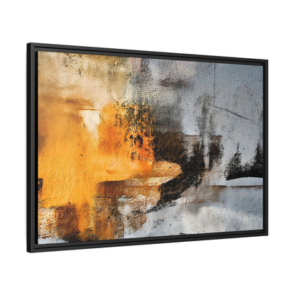 Tableau Graphic Ceylan "Série Sign Collections" / Toile encadrée sur caisse américaine
