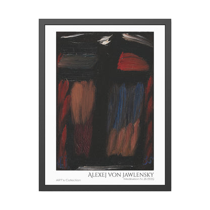 Meditation N. 26 (1935) by Alexej von Jawlensky  / Affiche Encadrée série ART's Collection