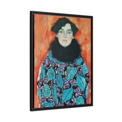 Johanna Staude (1917) by Gustav Klimt  / Toile encadrée sur caisse américaine