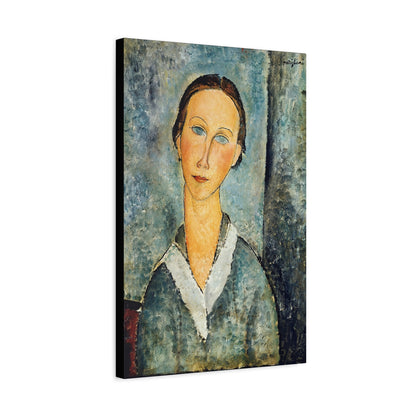 Girl in a Sailor's Blouse (1918) by Amedeo Modigliani / Reproduction Fine Art sur Toile / Flanc Large Epaisseur 3.2 cm - 1.25 inch