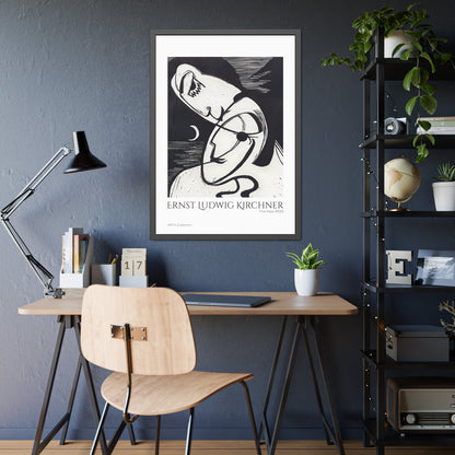 The Kiss (1930) by Ernst Ludwig Kirchner / Affiche Encadrée série ART's Collection