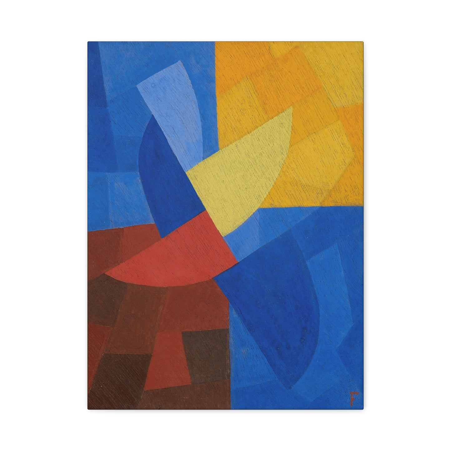 Composition (around 1932) by Otto Freundlich  / Reproduction Fine Art sur Toile /  Epaisseur 3.2 cm - 1.25 inch