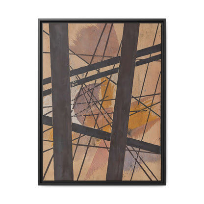 Raum-Kraft Komposition (1921-22) by Lyubov Popova / Toile encadrée sur caisse américaine