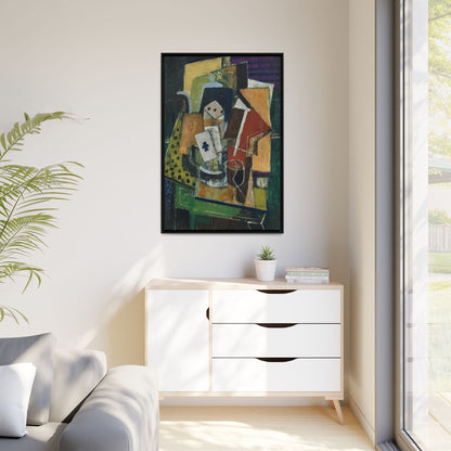 Nature morte à l'as de trèfle (1912-16) by Louis Marcoussis / Toile encadrée sur caisse américaine