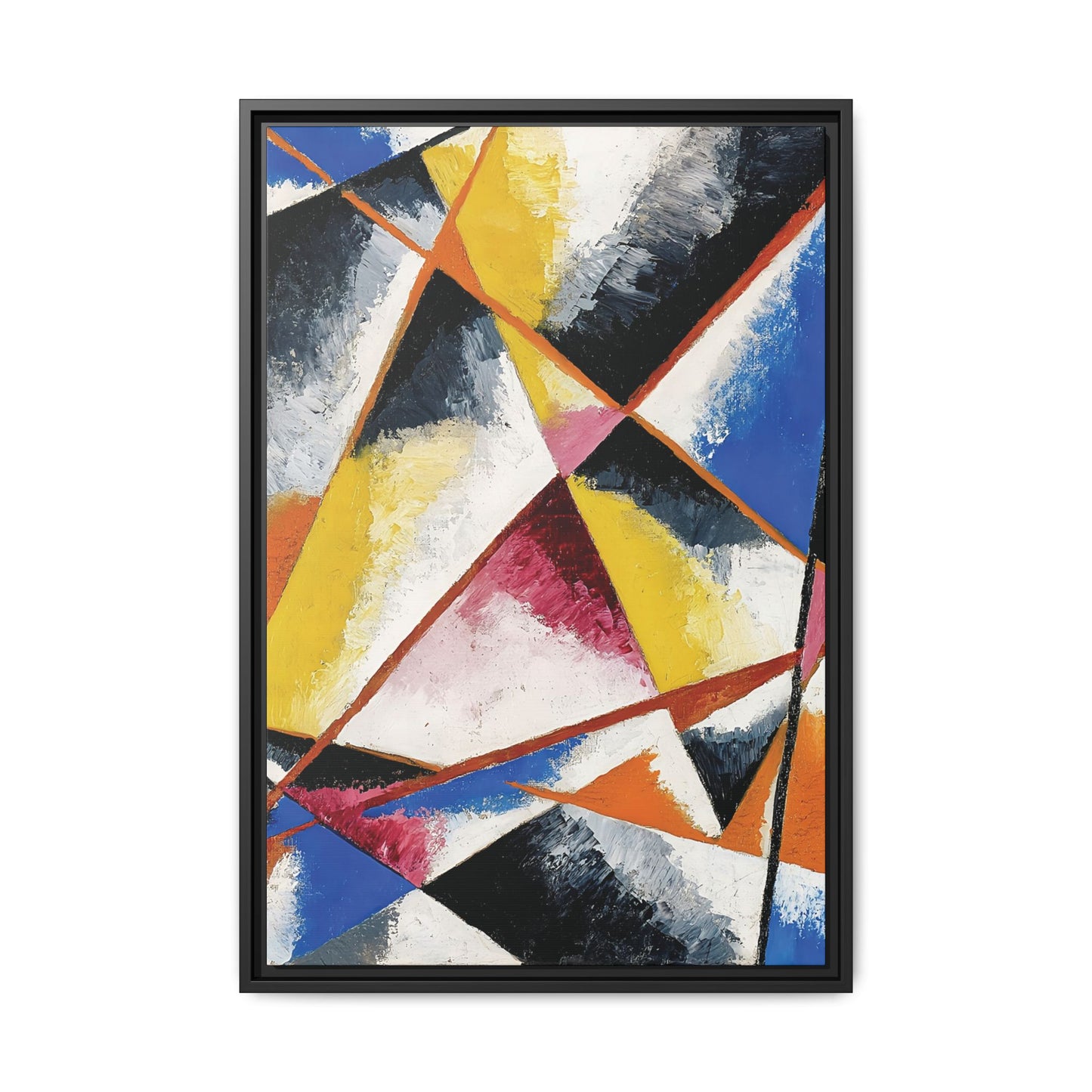 Untitled Compositions (circa 1916)  by Lyubov Popova / Toile encadrée sur caisse américaine