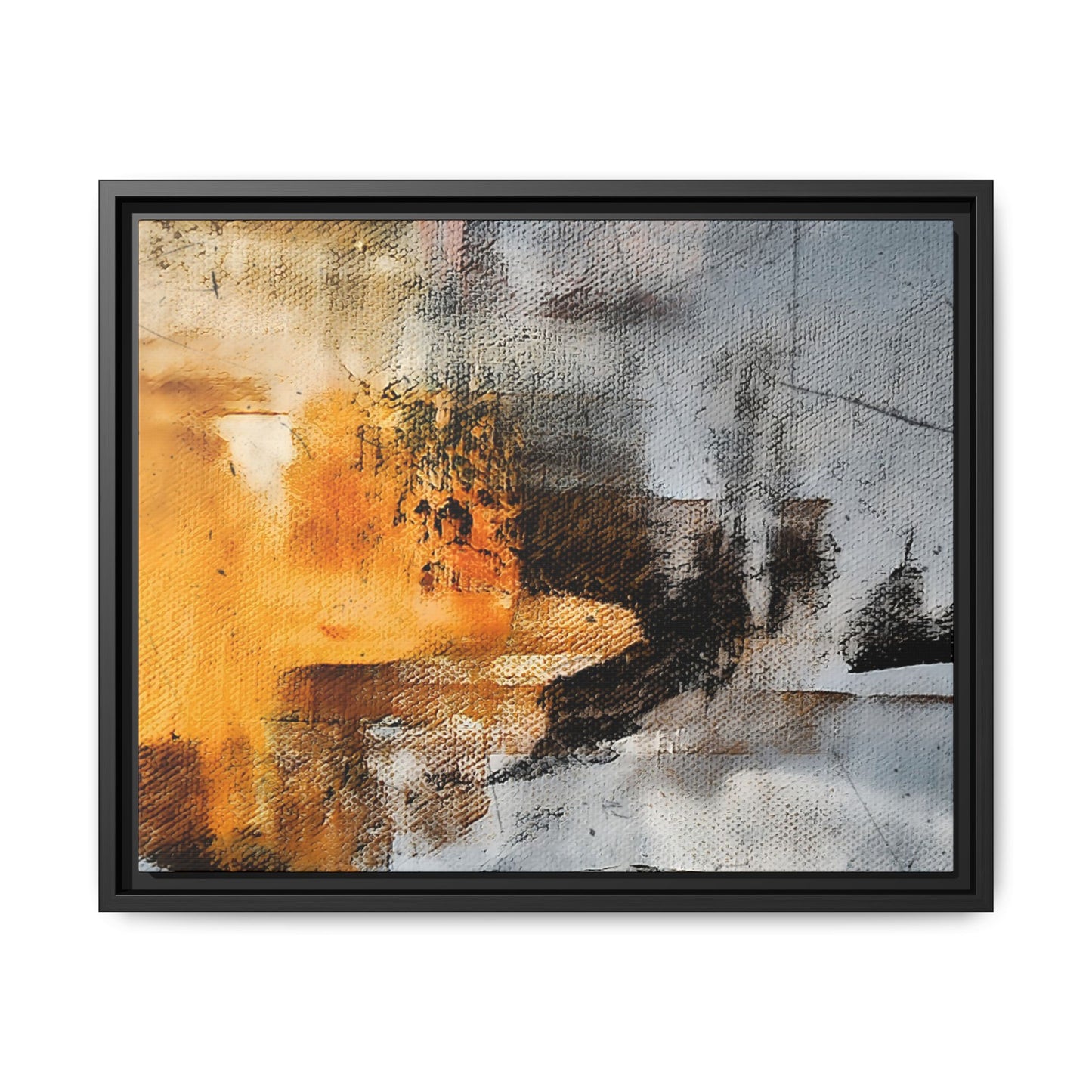 Tableau Graphic Ceylan "Série Sign Collections" / Toile encadrée sur caisse américaine