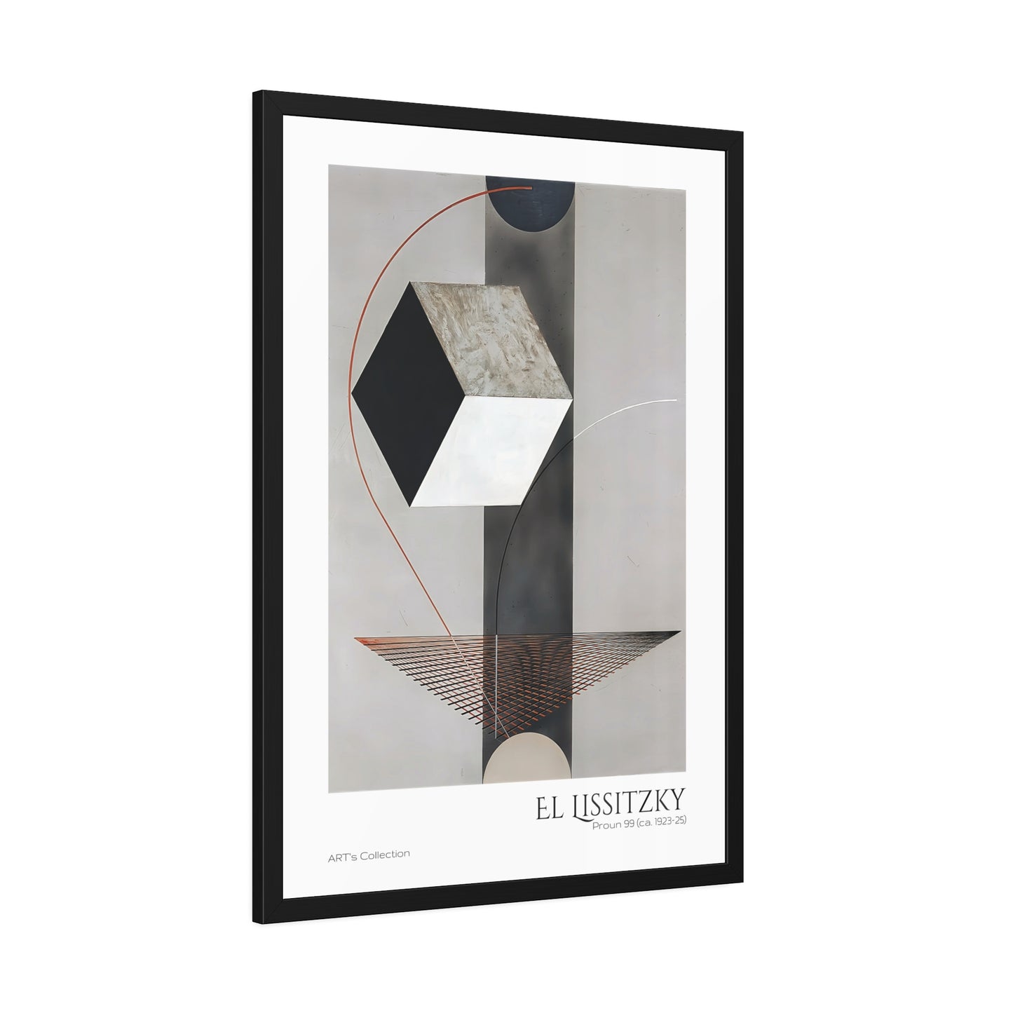 Proun 99 (ca. 1923-1925) El Lissitzky  by El Lissitzky / Affiche Encadrée série ART's Collection