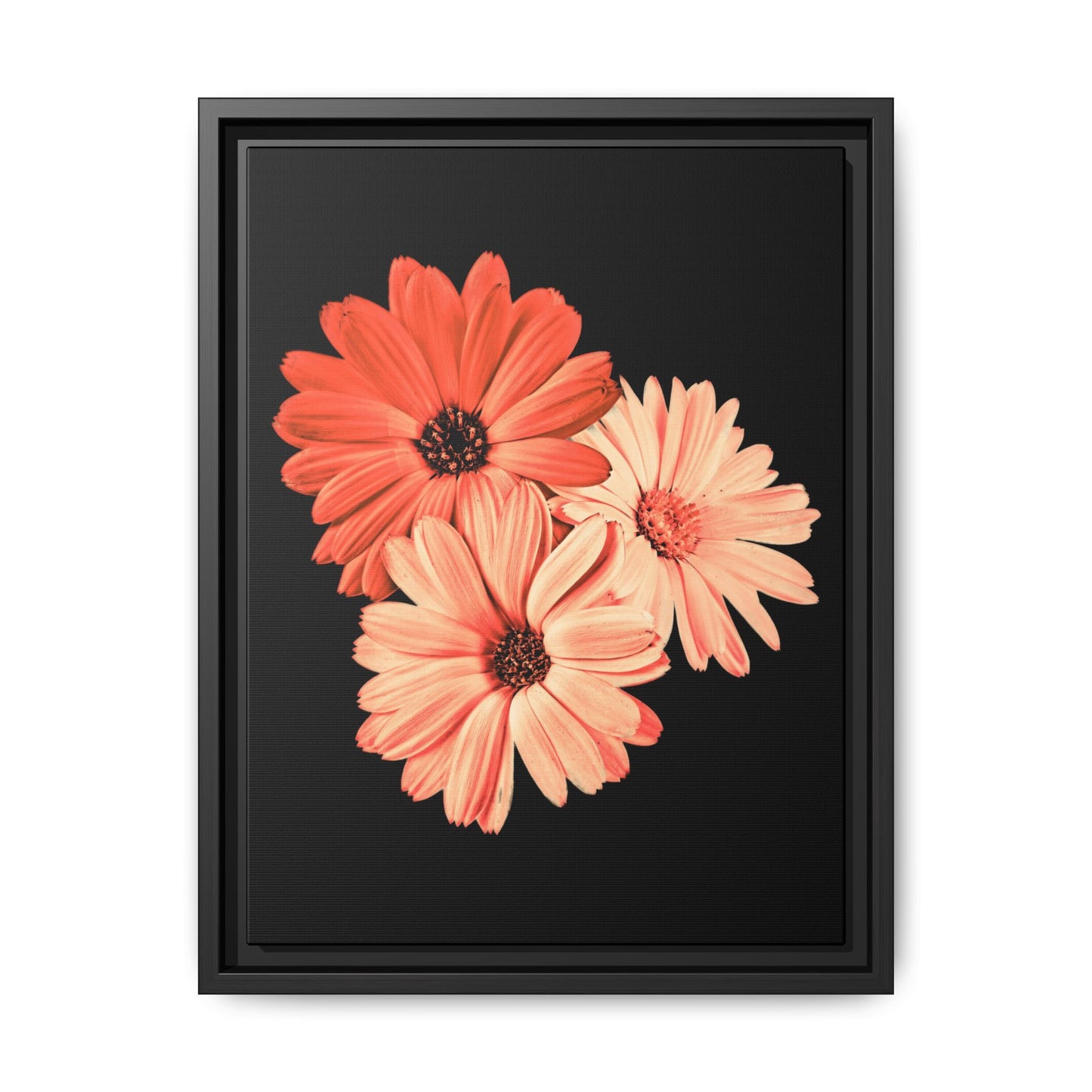 Collection Signature "FLORAL Numéro 6" sur Toile encadrée avec caisse américaine