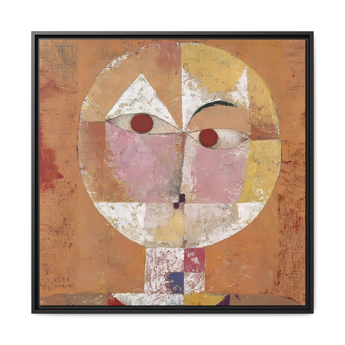 Senecio - Soon to be Aged (1922) by Paul Klee  / Toile encadrée sur caisse américaine