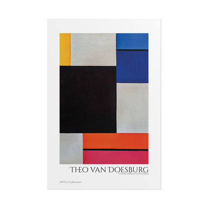 Composition XXI (1923) by Theo van Doesburg  / Affiche imprimée - Série ART's Collection