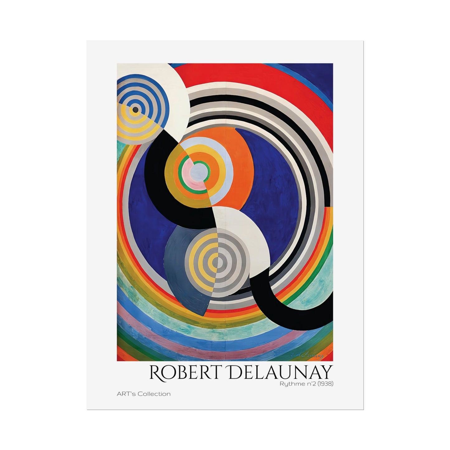 Rythme Numéro 2 (1938) by Robert Delaunay / Affiche imprimée - Série ART's Collection